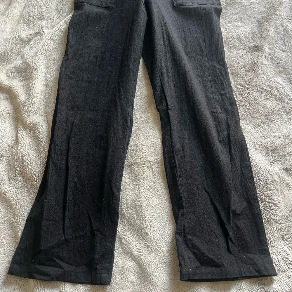 emory park Black Short-Sleeve Zip-Front Jumpsuit - Picture 6 of 6